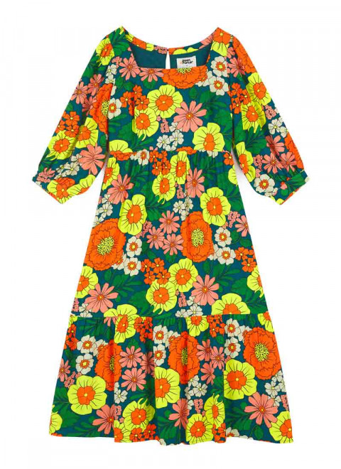 Dawn O’Porter X Joanie - Candi Floral Print Midi Dress Product Front