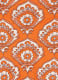 Lovelace Orange Paisley Print Oversized Cardigan